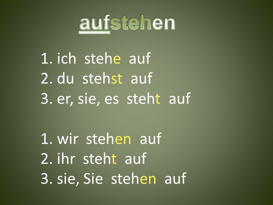 Ich stehe auf dicke